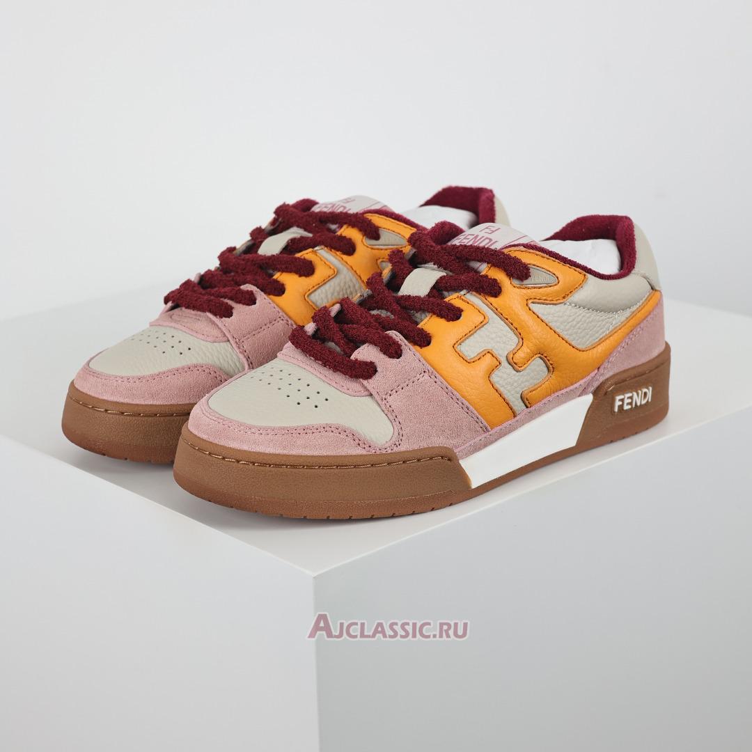 New Fendi Match Low Top "Pink Yellow" 8E8252AI1NF1H1C Shoes