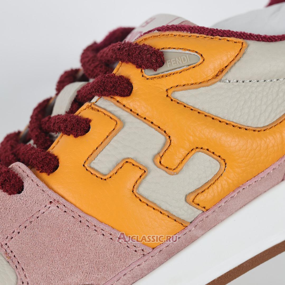 New Fendi Match Low Top "Pink Yellow" 8E8252AI1NF1H1C Shoes