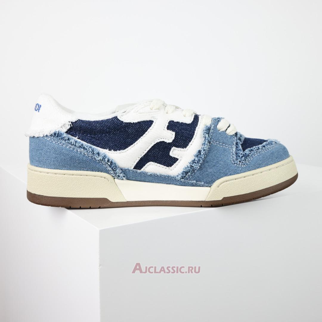 New Fendi Match Low Top "Blue Denim" 7E1495AMF1F1JID Shoes