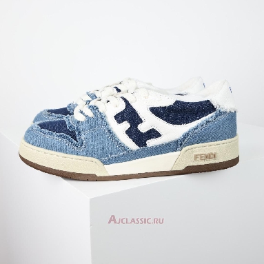Buy Fendi Match Low Top Blue Denim Blue 7E1495AMF1F1JID Quality Reps Replicas Shoes