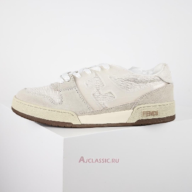 Buy Fendi Match Low Top White Ivory Dove Grey White 7E1688AQ6IF1NJ3 Quality Reps Replicas Shoes