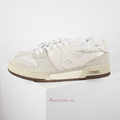 Buy Fendi Match Low Top White Ivory Dove Grey White 7E1688AQ6IF1NJ3 Quality Reps Replicas Shoes