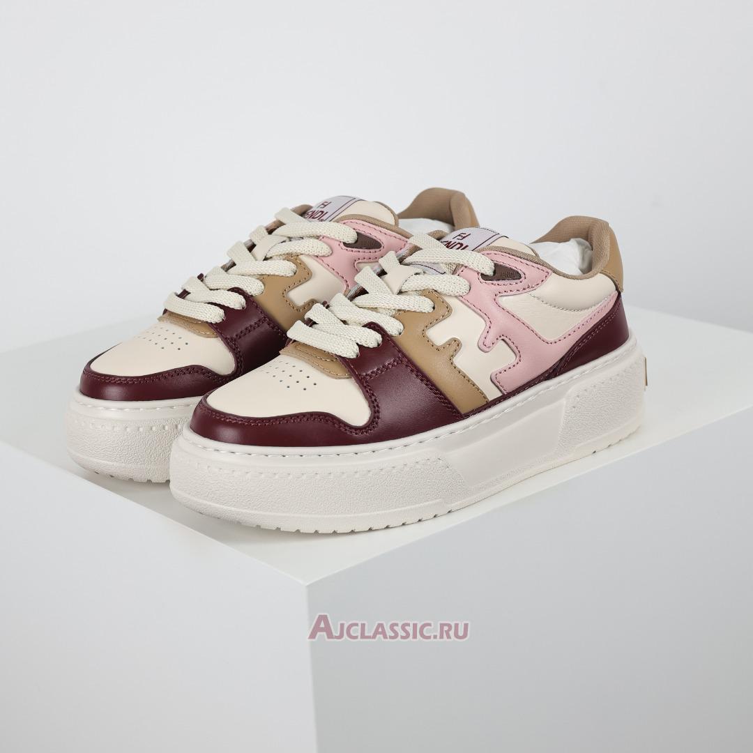 New Fendi Match "Chinese Valentines Day" Limited Edition Platform Low-Tops 8E8593AOMNF1QJ6 Shoes