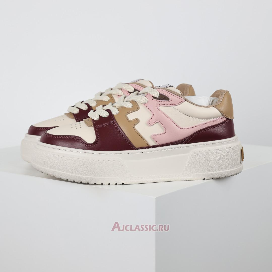 New Fendi Match "Chinese Valentines Day" Limited Edition Platform Low-Tops 8E8593AOMNF1QJ6 Shoes