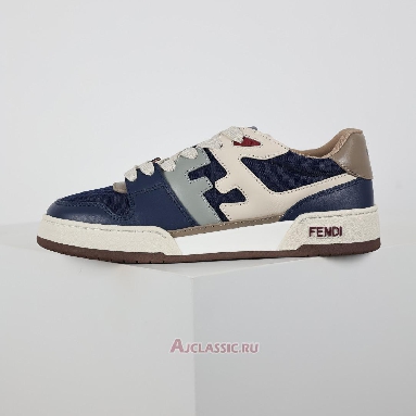 Buy Fendi Match Low-Tops Blue Beige Brown Blue 7E1493AI1NF1MDY-2 Quality Reps Replicas Shoes
