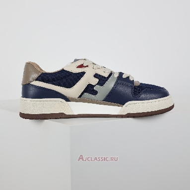 Buy Fendi Match Low-Tops Blue Beige Brown Blue 7E1493AI1NF1MDY-2 Quality Reps Replicas Shoes