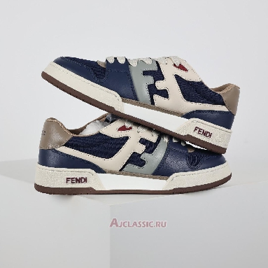 Buy Fendi Match Low-Tops Blue Beige Brown Blue 7E1493AI1NF1MDY-2 Quality Reps Replicas Shoes