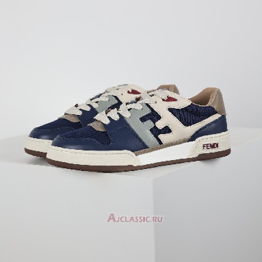 Buy Fendi Match Low-Tops Blue Beige Brown Blue 7E1493AI1NF1MDY-2 Quality Reps Replicas Shoes