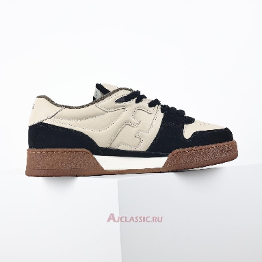 Buy Fendi Match Low-Tops Suede Black Beige Beige 8E8252AHH2F1FZB Quality Reps Replicas Shoes