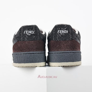 Buy Fendi Match Low-Tops Suede Brown Grey Brown 7E1688AQ6IF1R71-2 Quality Reps Replicas Shoes