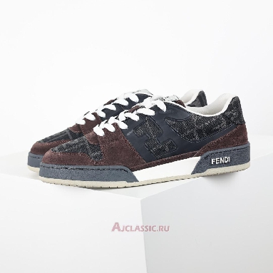 Buy Fendi Match Low-Tops Suede Brown Grey Brown 7E1688AQ6IF1R71-2 Quality Reps Replicas Shoes