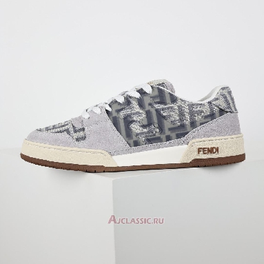 Buy Fendi Match Low-Tops Suede Grey White Grey 7E1688AQ6IF1NJ3-2 Quality Reps Replicas Shoes