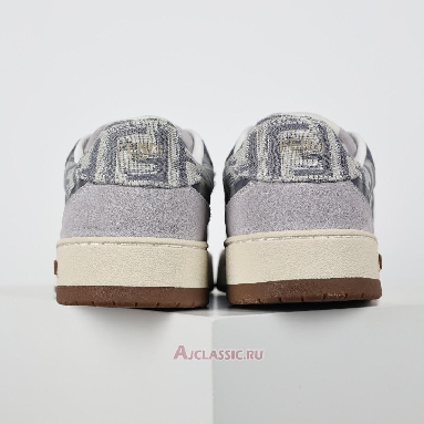 Buy Fendi Match Low-Tops Suede Grey White Grey 7E1688AQ6IF1NJ3-2 Quality Reps Replicas Shoes