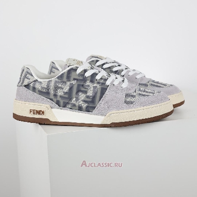 Buy Fendi Match Low-Tops Suede Grey White Grey 7E1688AQ6IF1NJ3-2 Quality Reps Replicas Shoes