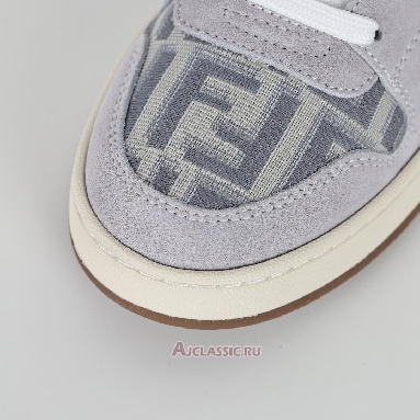 Buy Fendi Match Low-Tops Suede Grey White Grey 7E1688AQ6IF1NJ3-2 Quality Reps Replicas Shoes