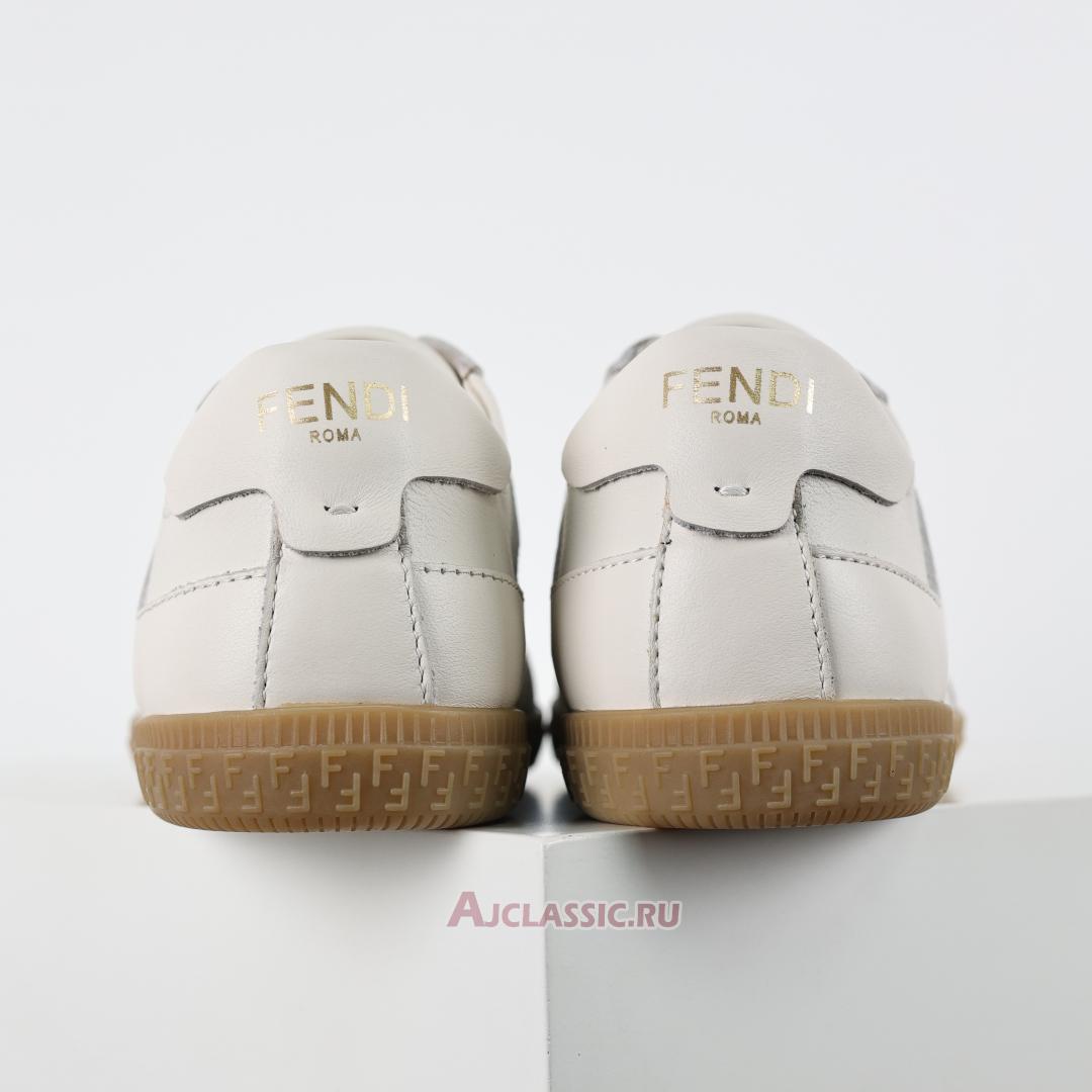 New Fendi Flair Leather "White Glod" 8E8503ARI4F1OH9 Shoes