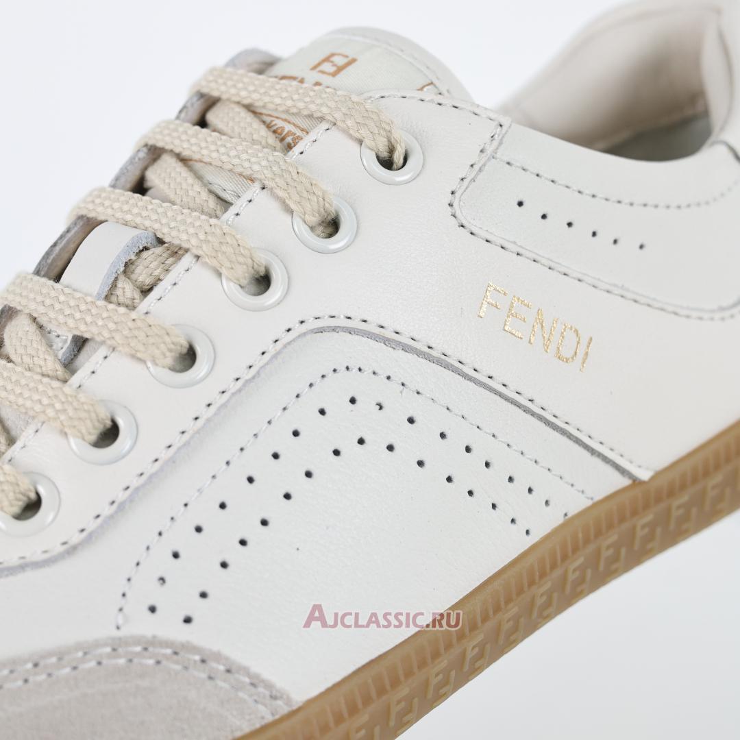 New Fendi Flair Leather "White Glod" 8E8503ARI4F1OH9 Shoes