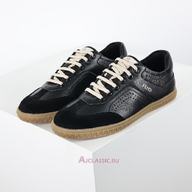 Buy Fendi Flair Leather Black Glod Black 8E8503ARI4F1OH9-3 Quality Reps Replicas Shoes
