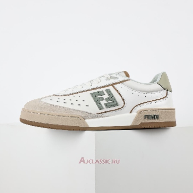 Buy Fendi Match Leather Suede Low Tops White Brown White 8E8670ASB2F1RUX Quality Reps Replicas Shoes