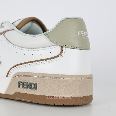 Buy Fendi Match Leather Suede Low Tops White Brown White 8E8670ASB2F1RUX Quality Reps Replicas Shoes