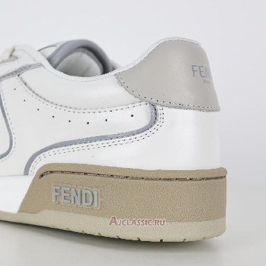 Buy Fendi Match Leather Suede Low Tops White Grey White 8E8670ASB2F1RUX-3 Quality Reps Replicas Shoes