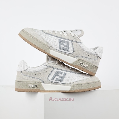 Buy Fendi Match Fabric Suede Low Tops Grey White Grey 8E8670ASB2F1RUX-4 Quality Reps Replicas Shoes