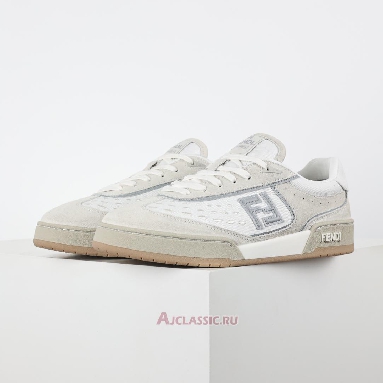 Buy Fendi Match Fabric Suede Low Tops Grey White Grey 8E8670ASB2F1RUX-4 Quality Reps Replicas Shoes
