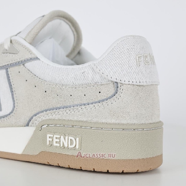 Buy Fendi Match Fabric Suede Low Tops Grey White Grey 8E8670ASB2F1RUX-4 Quality Reps Replicas Shoes