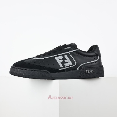 Buy Fendi Match Leather Suede Low Tops Black Grey Black 7E1643AOMNF1MYT-2 Quality Reps Replicas Shoes