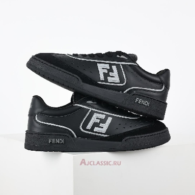 Buy Fendi Match Leather Suede Low Tops Black Grey Black 7E1643AOMNF1MYT-2 Quality Reps Replicas Shoes