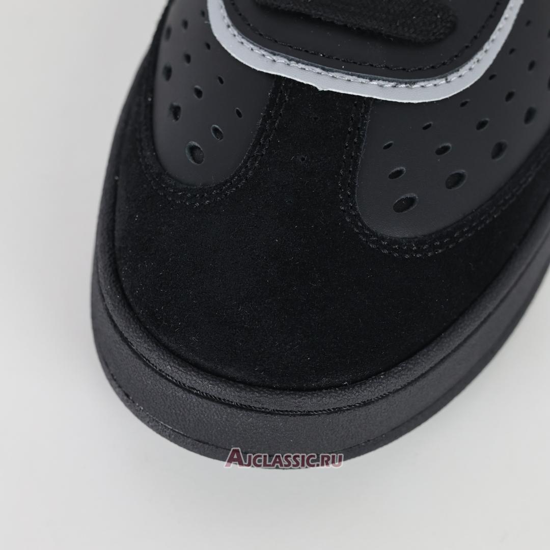 New Fendi Match Leather Suede Low Tops "Black Grey" 7E1643AOMNF1MYT-2 Shoes