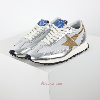 Buy Golden Goose Marathon Silver Gold Silver GWF00683.F005490.70138 Quality Reps Replicas Shoes