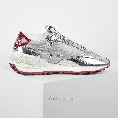Buy Golden Goose Marathon Glitter & Star Silver Red Silver GWF00684.F005631.70217 Quality Reps Replicas Shoes