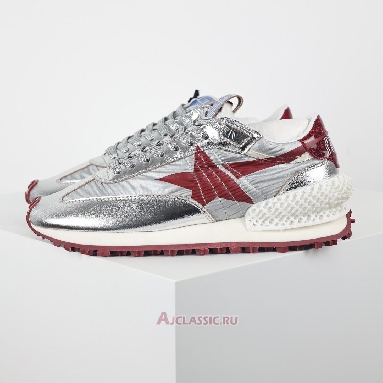 Buy Golden Goose Marathon Glitter & Star Silver Red Silver GWF00684.F005631.70217 Quality Reps Replicas Shoes