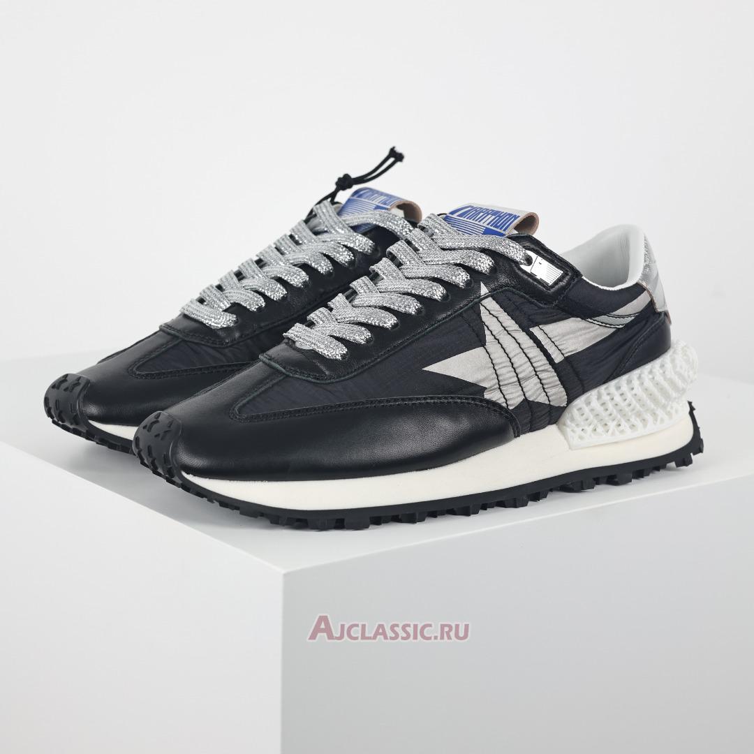 New Golden Goose Marathon Glitter & Star "Black Silver" GWF00684.F005675.90179 Shoes