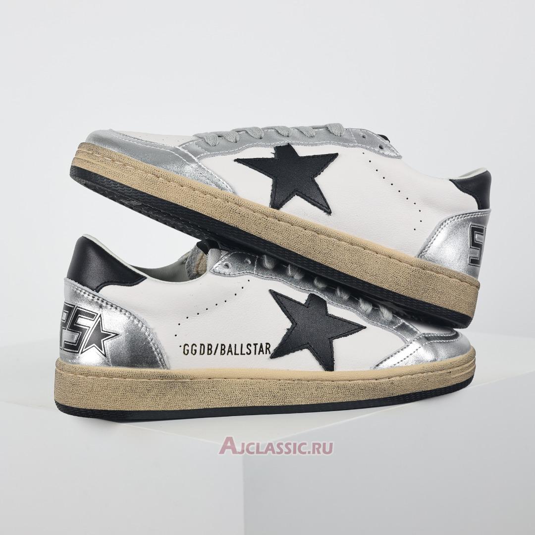 New Golden Goose Ball Star "Silver Black White" GWF00117.F004121.60246-2 Shoes