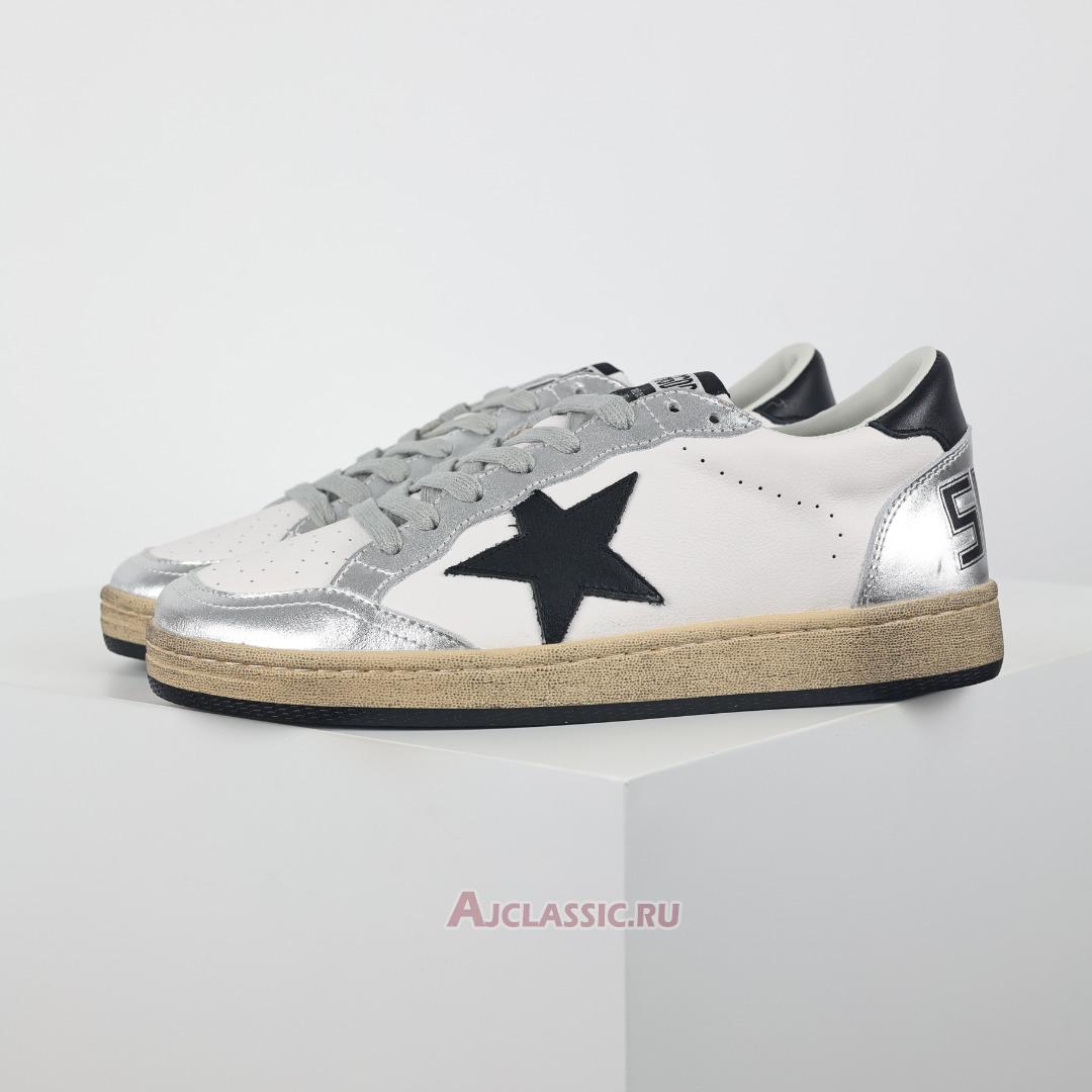 New Golden Goose Ball Star "Silver Black White" GWF00117.F004121.60246-2 Shoes