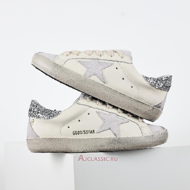 Buy Golden Goose Superstar White Grey Glitter White GWF00102.F004108.11166-2 Quality Reps Replicas Shoes
