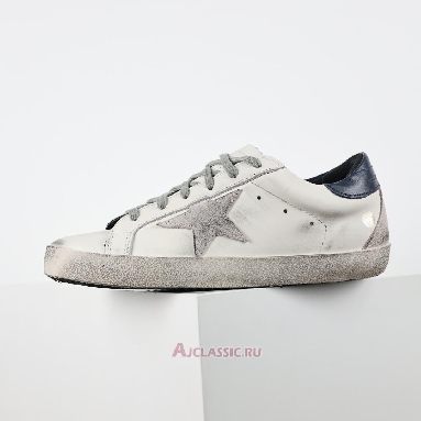Buy Golden Goose Superstar White Night Blue White GWF00102.F000311.10270 Quality Reps Replicas Shoes