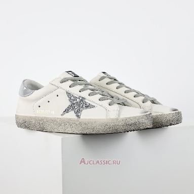 Buy Golden Goose Superstar Silver White White GWF00102.F003971.11353-2 Quality Reps Replicas Shoes