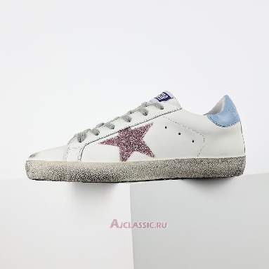 Buy Golden Goose Superstar Purple Glitter White Blue White GWF00102.F005358.82532-2 Quality Reps Replicas Shoes