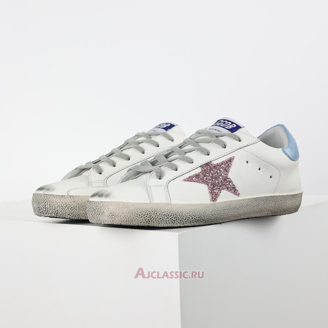New Golden Goose Superstar "Purple Glitter White Blue" GWF00102.F005358.82532-2 Shoes