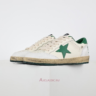 Buy Golden Goose Ball Star White Green White GWF00117.F005821.10361 Quality Reps Replicas Shoes