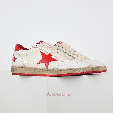 Buy Golden Goose Ball Star White Red White GMF00117.F000325.10275 Quality Reps Replicas Shoes