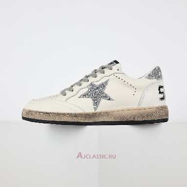 Buy Golden Goose Ball Star White Silver Glitter White GWF00117.F003773.11325 Quality Reps Replicas Shoes
