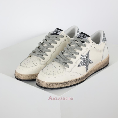 Buy Golden Goose Ball Star White Silver Glitter White GWF00117.F003773.11325 Quality Reps Replicas Shoes