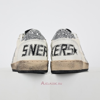 Buy Golden Goose Ball Star White Silver Glitter White GWF00117.F003773.11325 Quality Reps Replicas Shoes