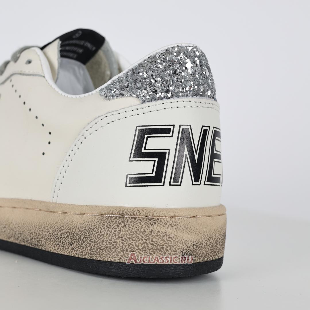 New Golden Goose Ball Star "White Silver Glitter" GWF00117.F003773.11325 Shoes