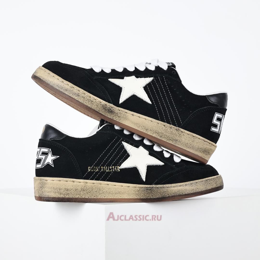 New Golden Goose Ball Star Suede "Black White" GMF00117.F003246.80203 Shoes