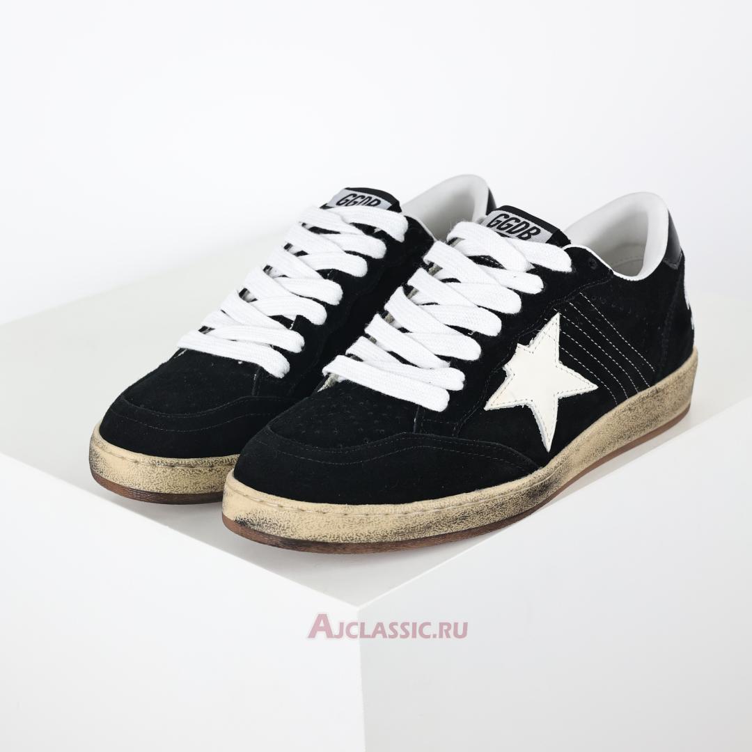 New Golden Goose Ball Star Suede "Black White" GMF00117.F003246.80203 Shoes